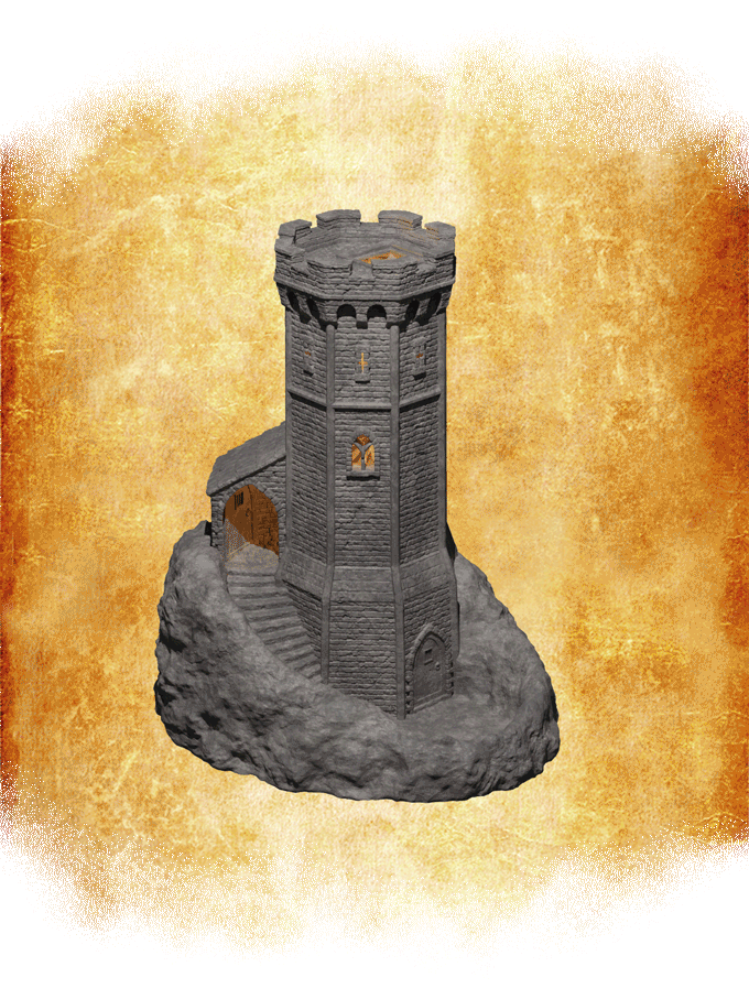 Medieval Watchtower Dice Tower